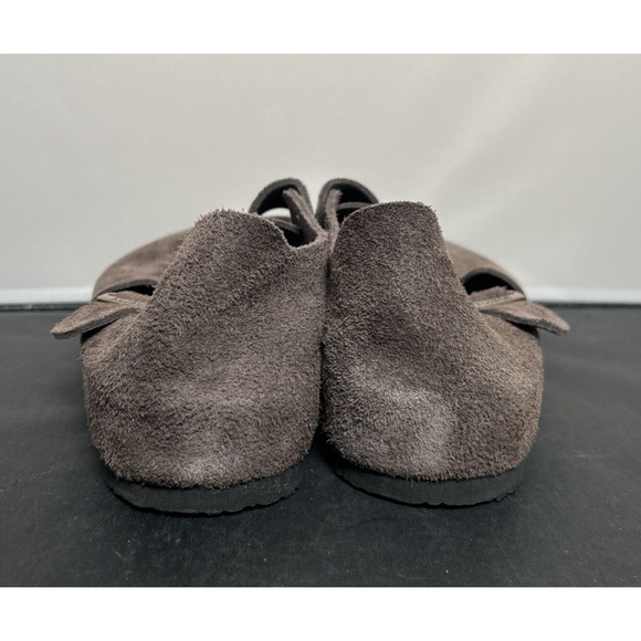 Klukge Boston Clogs for Men & Women Suede Soft Leather Clogs Size 11 Drk Brwn - Picture 8 of 14